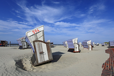 Norderney: DIE Thalassoinsel. Erst durch die Nummer, wird der Strandkorb zu einem persönlichern Strandkorb.