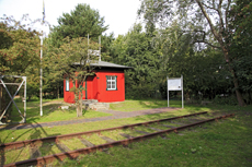 Norderney: DIE Thalassoinsel. Bahnhof Stelldichein. Denkmal oder Zeugnis aus dem ersten Weltkrieg.