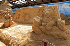 Sandskulpturen Travemünde 2022 - Reise um die Welt. Tiere Afrikas - © Bagrat Stepanyan und Pavel Solovov (Afrika)
