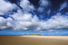 Wangerooge: Der Osten: die äußerste Ostspitze von Wangerooge ist nur noch eine riesige, schier unendliche Sandbank.